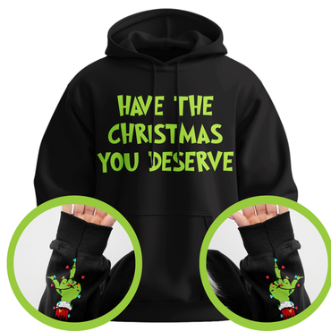 Have The Christmas You Deserve Middle Finger Hoodie