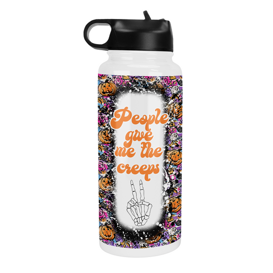 People Give Me The Creeps 32 Oz Waterbottle