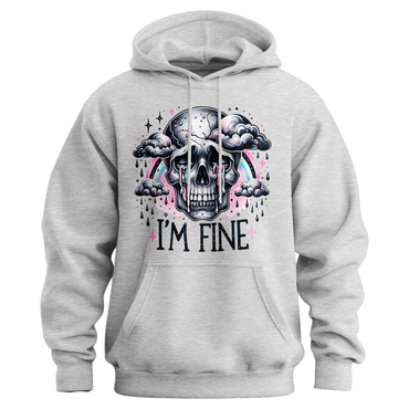 I'm Fine Skeleton Hoodie