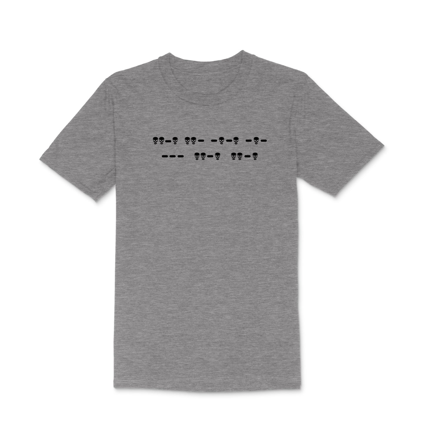 Fuck Off Morse Code (Skulls) Men's TShirt