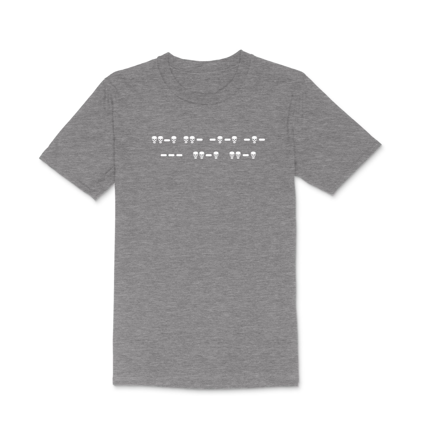 Fuck Off Morse Code (Skulls) Men's TShirt