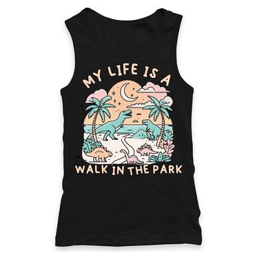 My Life Is A Walk In The Park Racerback Tank