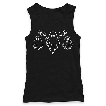 Ghost Middle Finger Racerback Tank