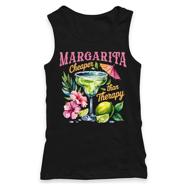 Margarita Cheaper Than Therapy Racerback Tank