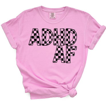 ADHD AF TShirt (Official Lyndseydotw Merch)