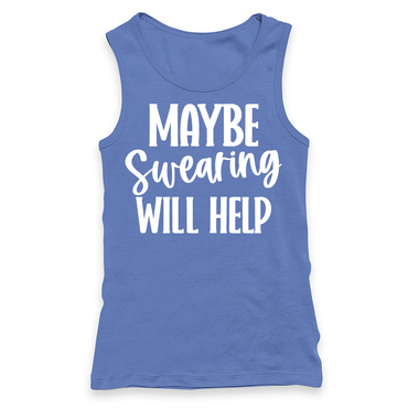 Maybe Swearing Will Help Racerback Tank