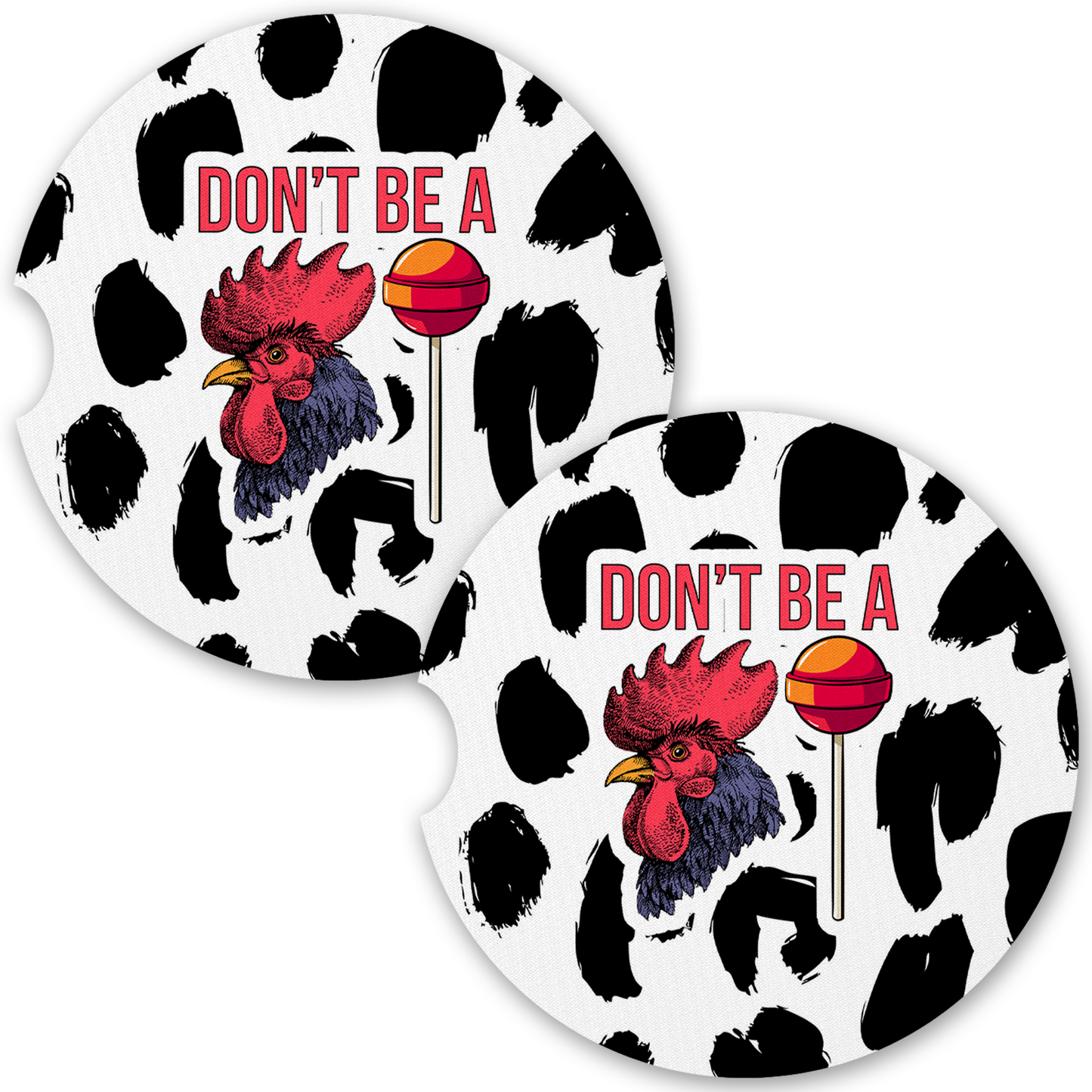 Don't Be A Cocksucker Car Coaster Set