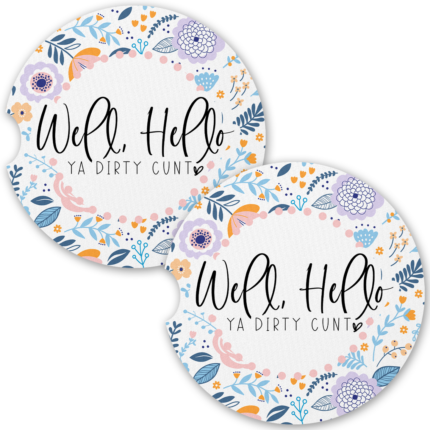 Dirty Cunt Car Coaster Set