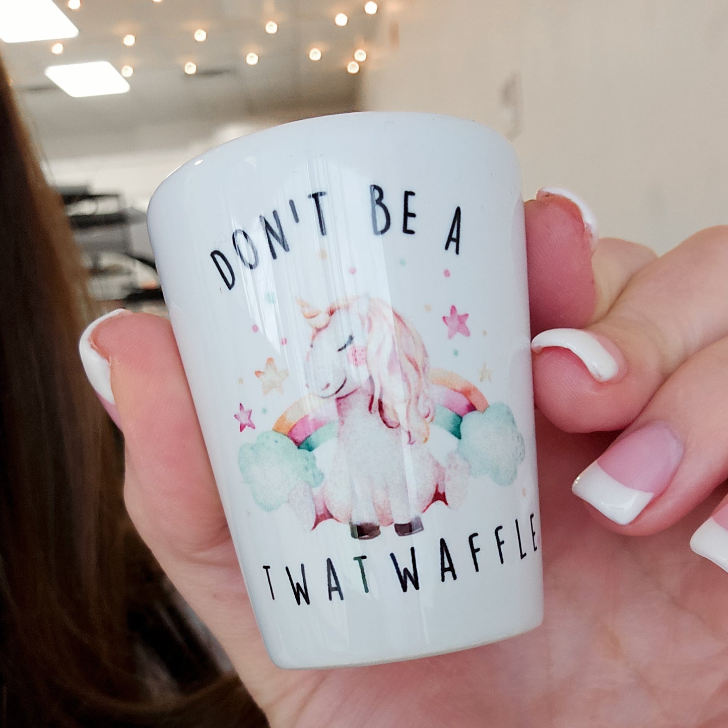 Don't Be A Twatwaffle Shot Glass