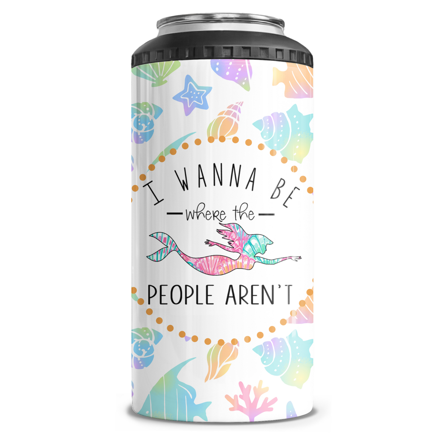 I Wanna Be Where The People Aren't 4 in 1 Can Cooler