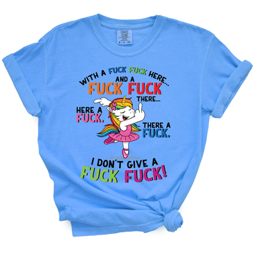 Fuck Fuck Here Unicorn Tshirt