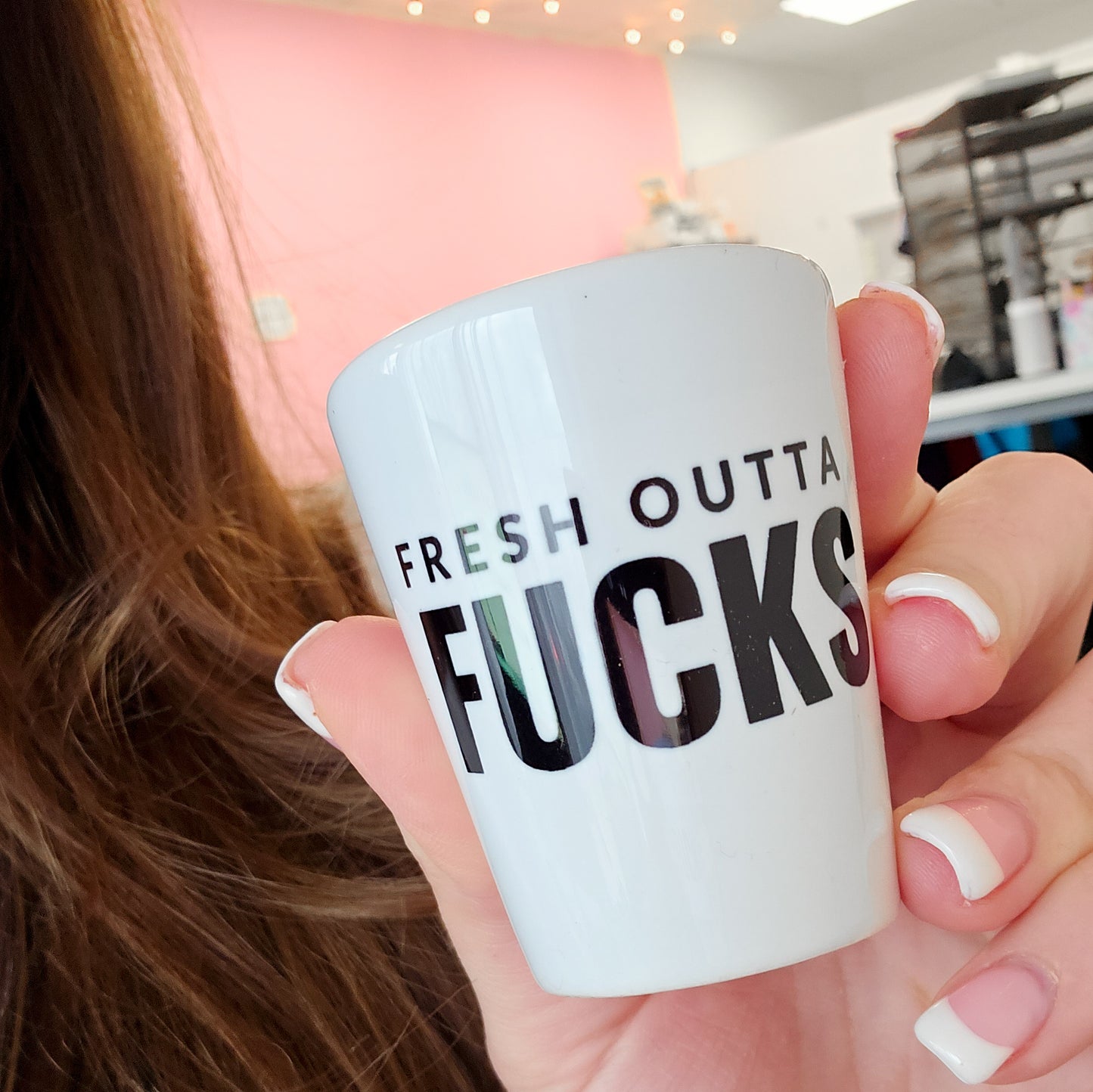 Fresh Outta Fucks Shot Glass