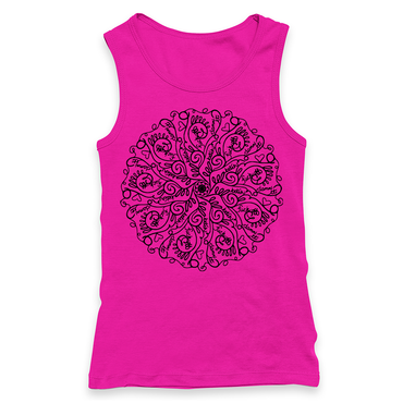 Curse Word Mandala Racerback Tank
