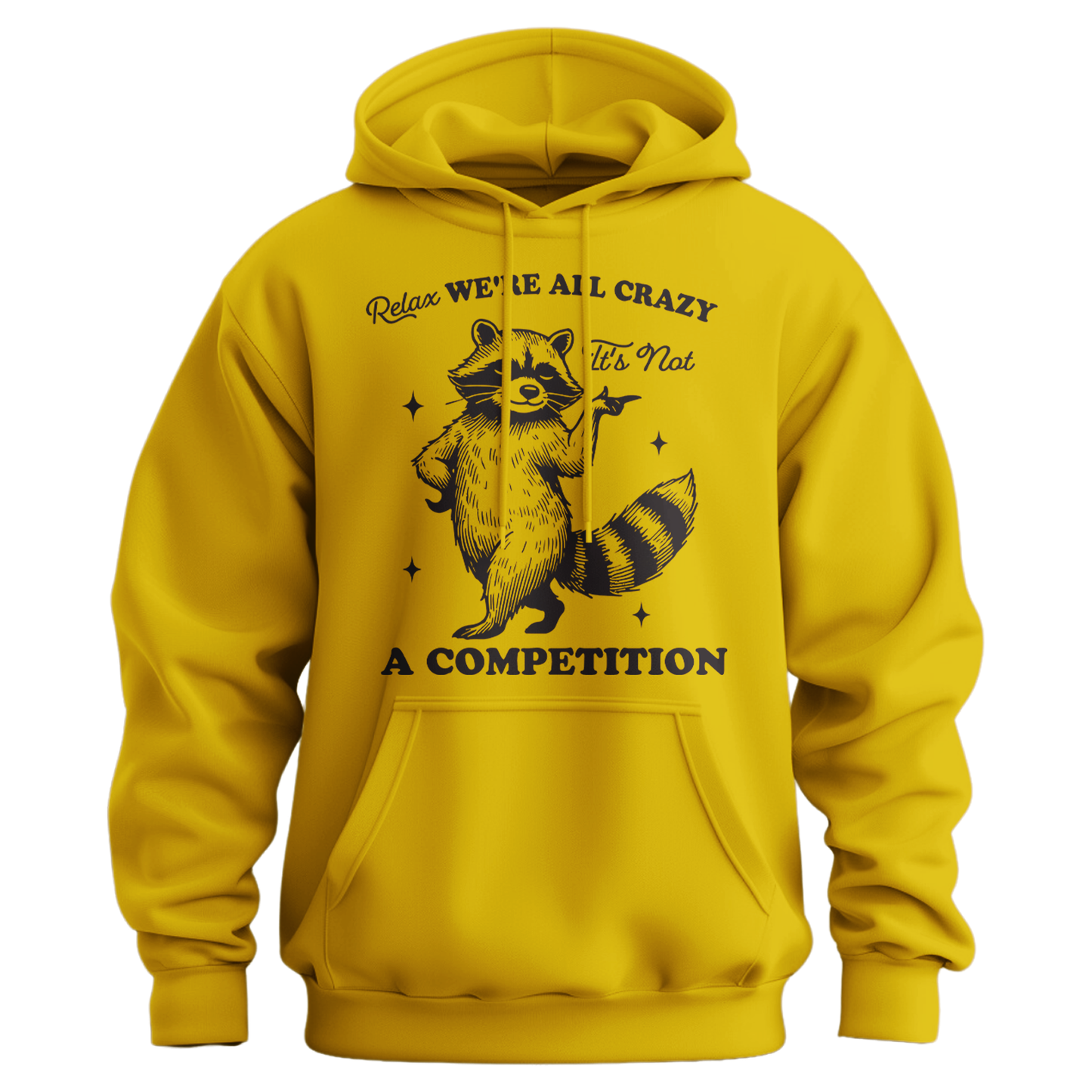 Relax, We're All Crazy, It's Not a Competition Hoodie