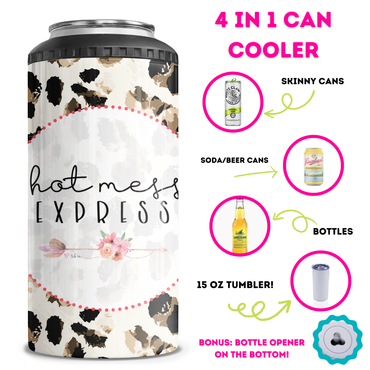 Hot Mess Express 4 in 1 Can Cooler