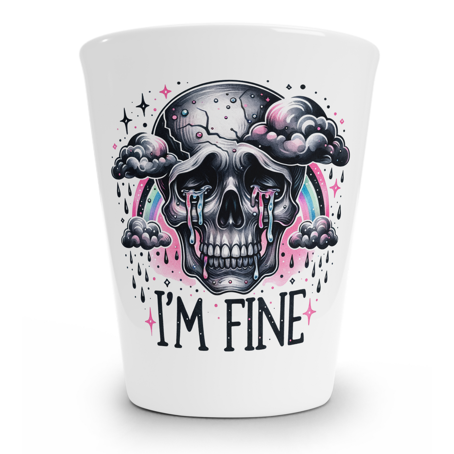 I'm Fine Shot Glass