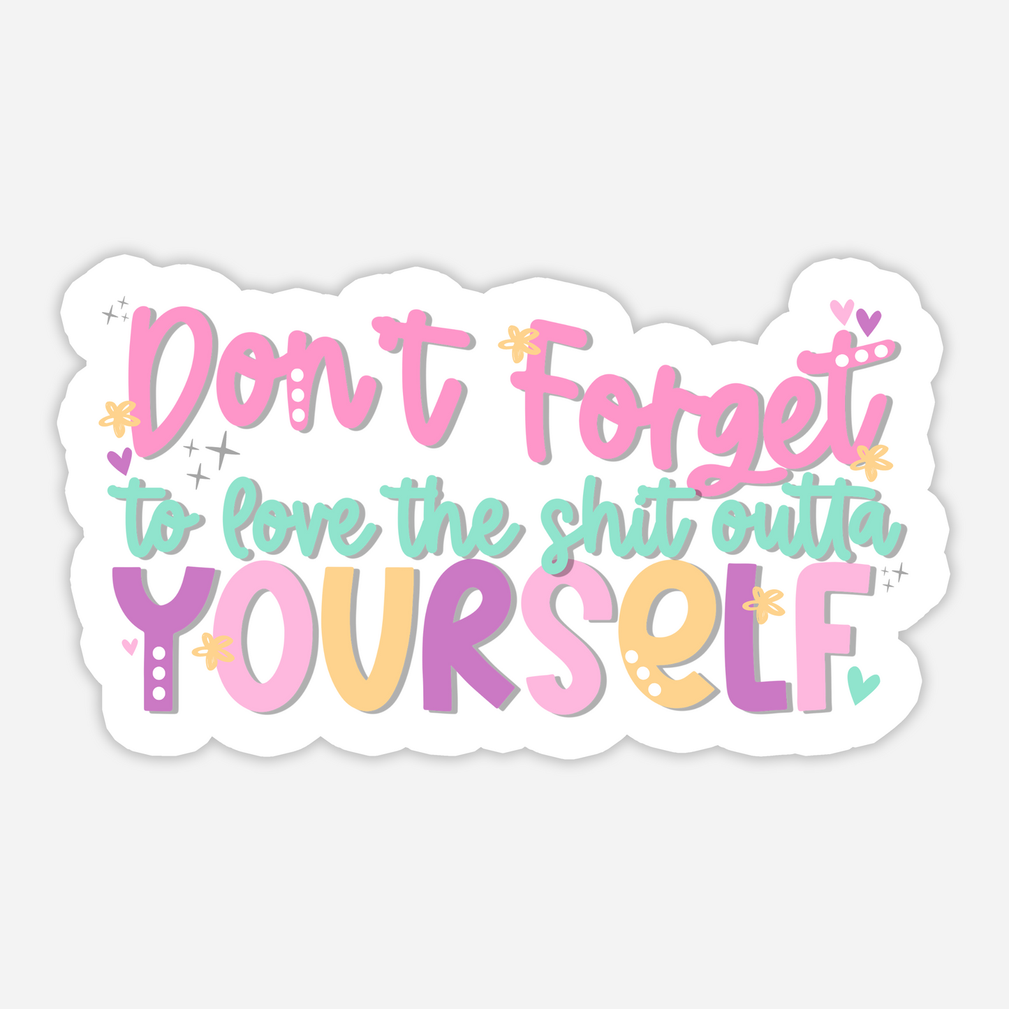 Love Yourself Sticker