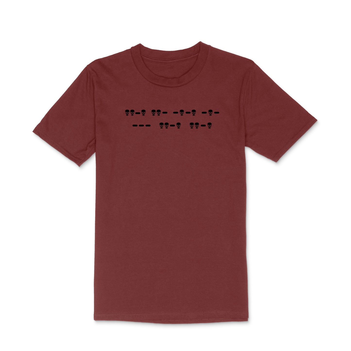 Fuck Off Morse Code (Skulls) Men's TShirt