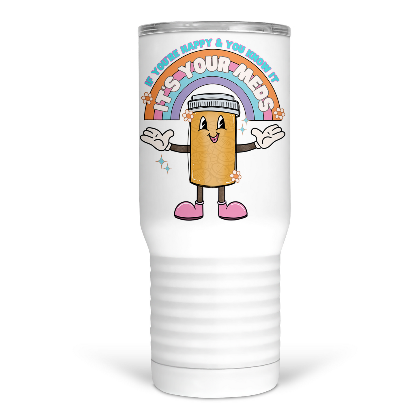 If You're Happy And You Know It 20 Oz Travel Tumbler