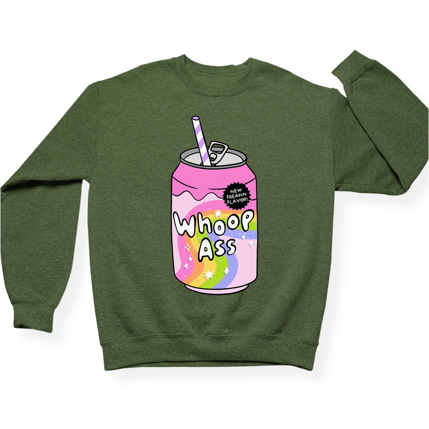 Can Of Whoop Ass Crewneck