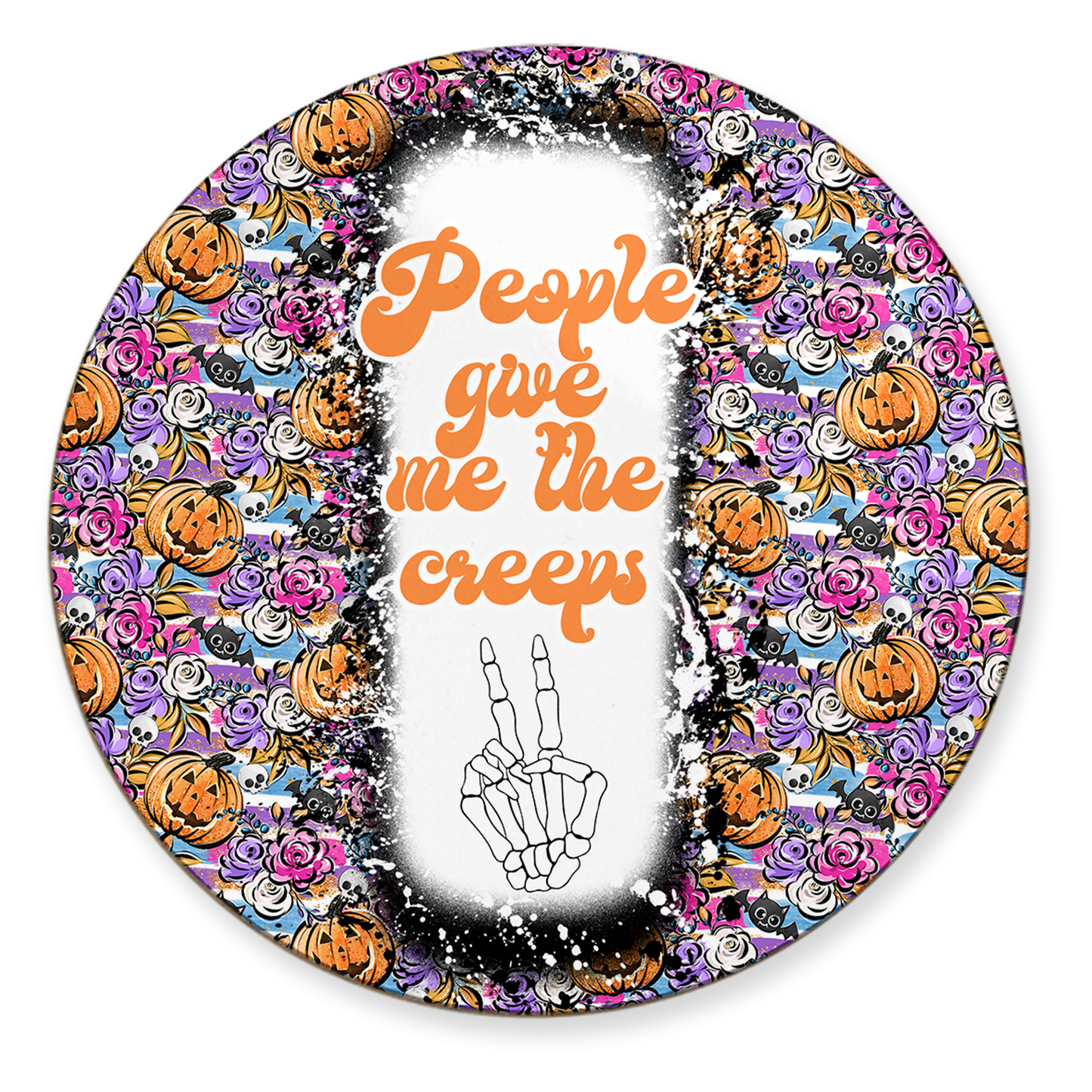 People Give Me The Creeps Sandstone Coaster Set