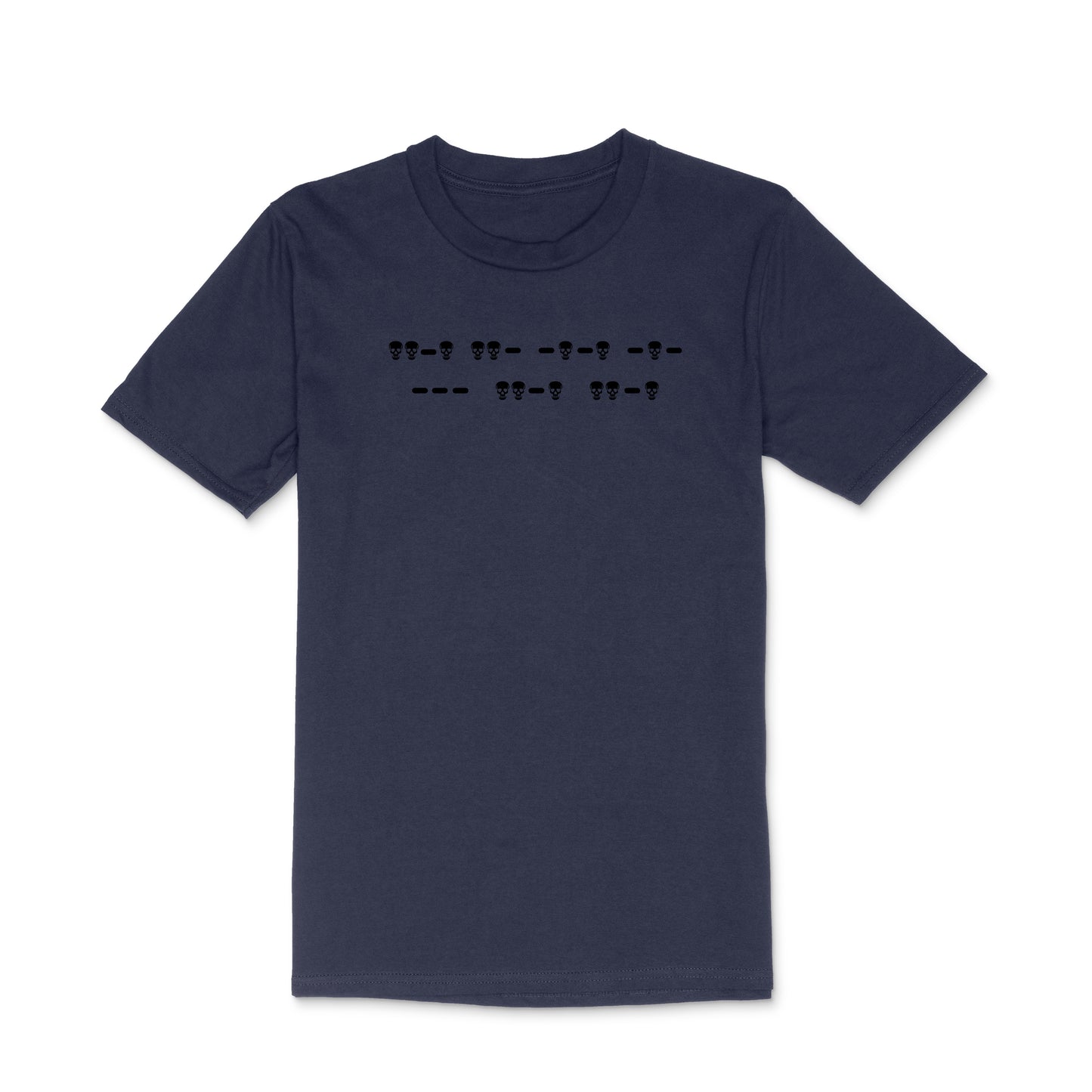 Fuck Off Morse Code (Skulls) Men's TShirt