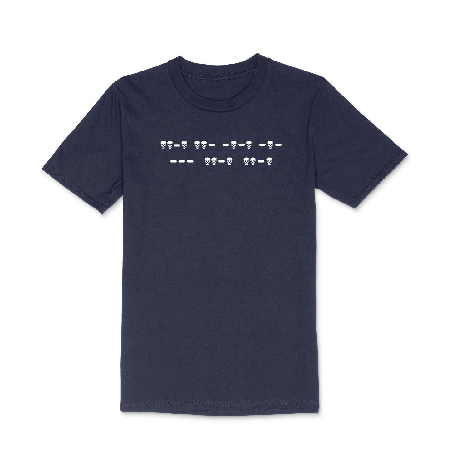Fuck Off Morse Code (Skulls) Men's TShirt