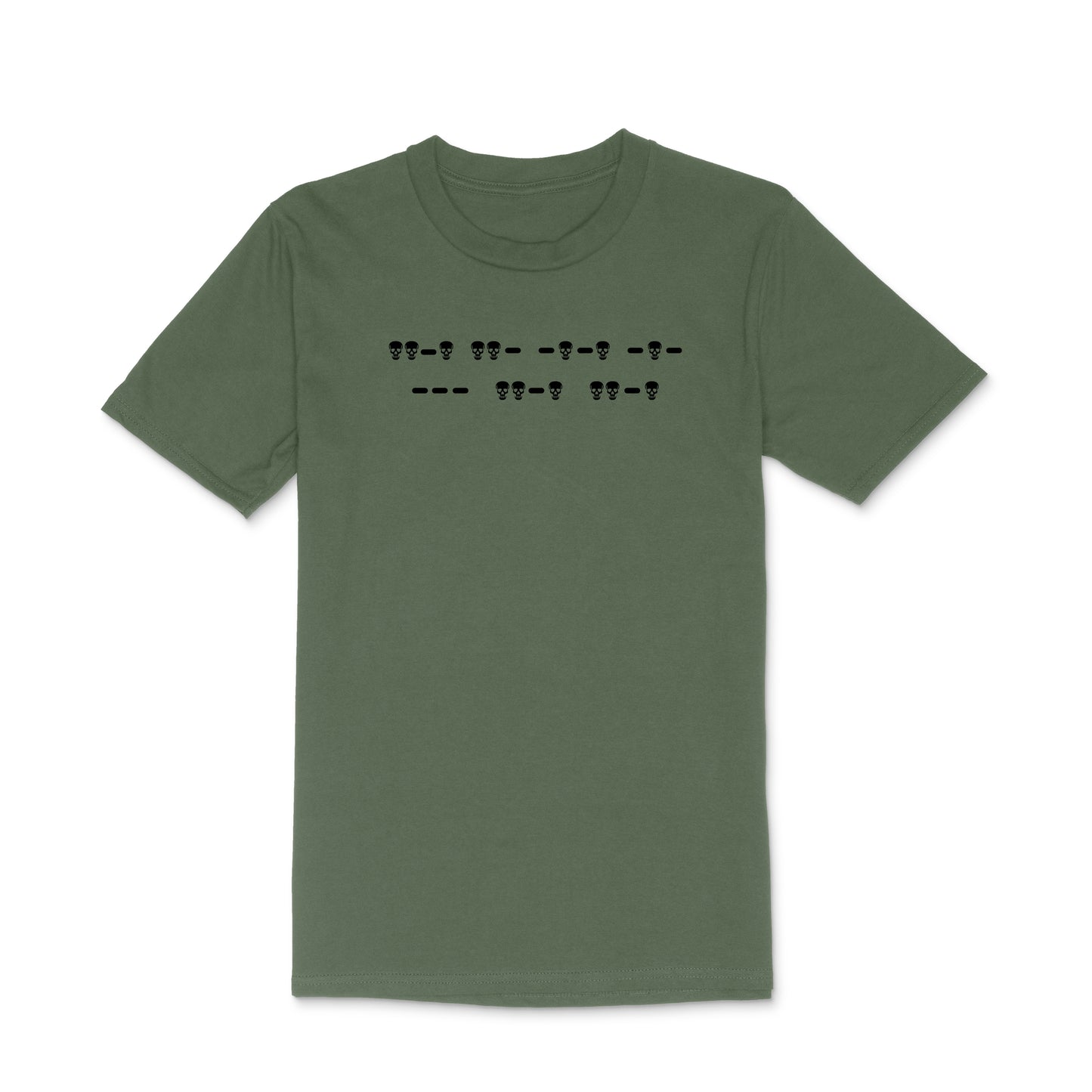 Fuck Off Morse Code (Skulls) Men's TShirt