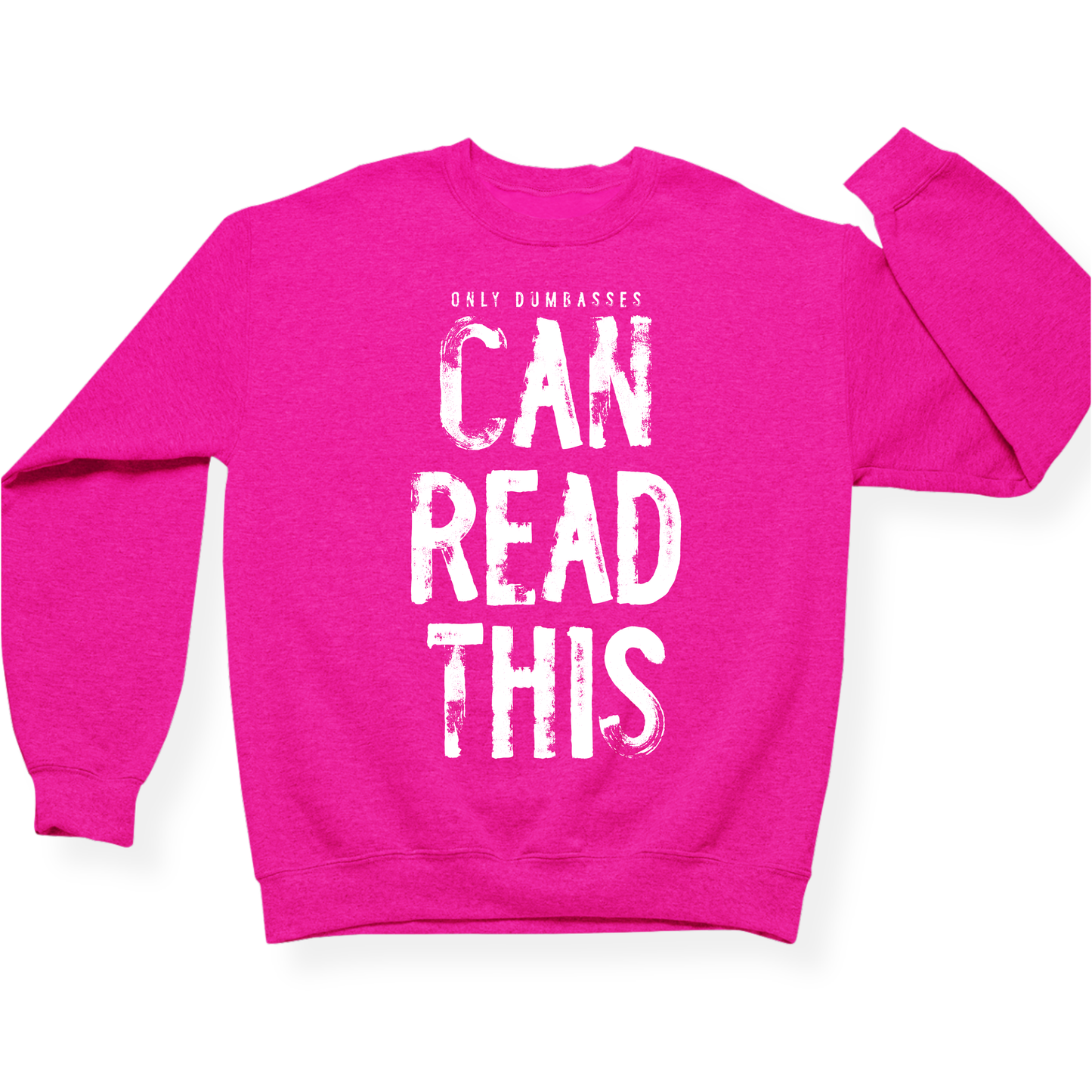 Only Dumbasses Can Read This Crewneck