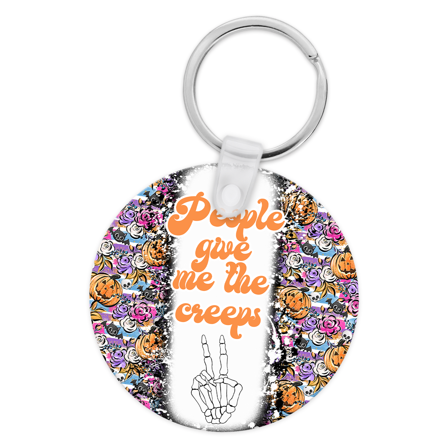 People Give Me The Creeps Keychain