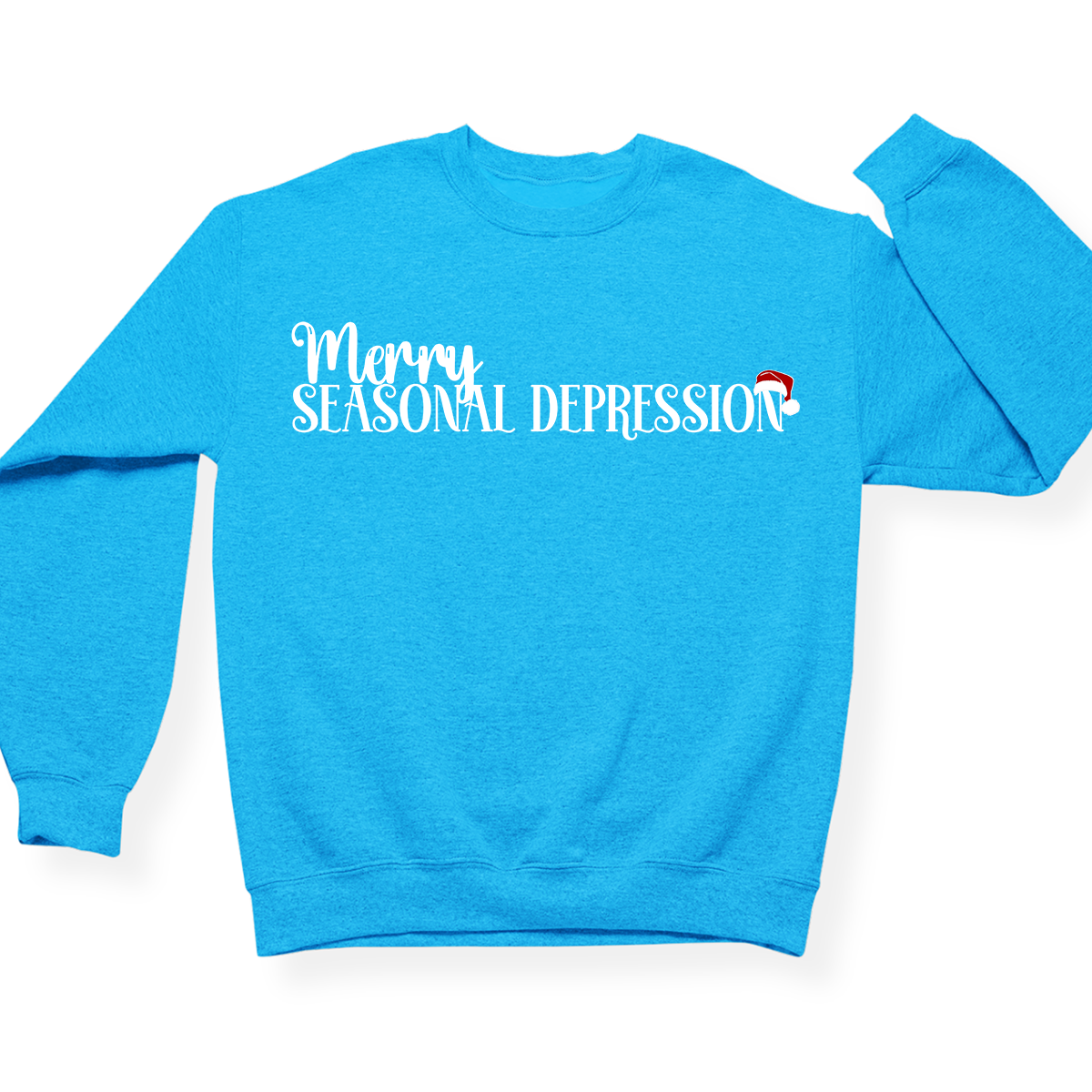 Merry Seasonal Depression Crewneck (Official Lyndseydotw Merch)