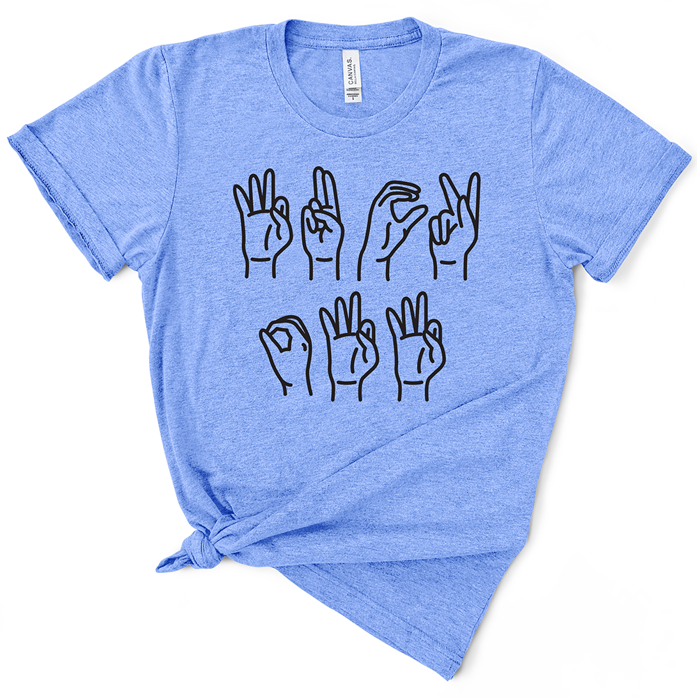 F Off Sign Language Women's Tshirt