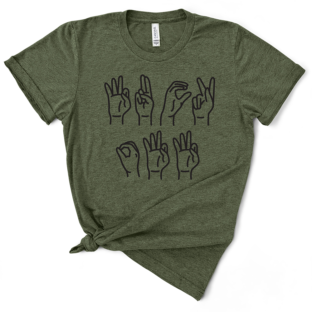 F Off Sign Language Women's Tshirt