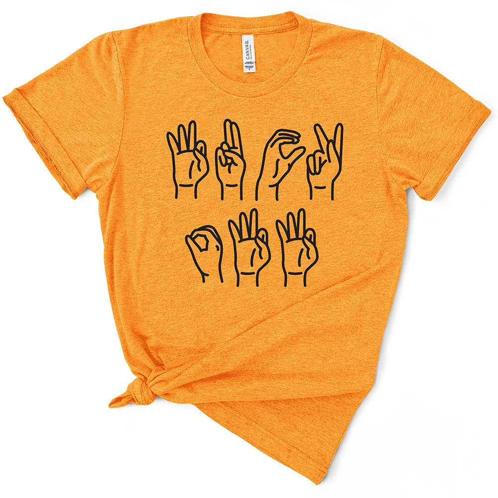 F Off Sign Language Women's Tshirt