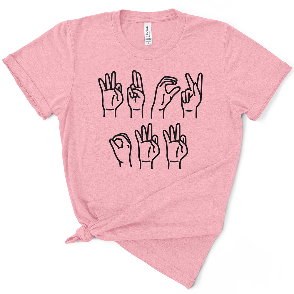 F Off Sign Language Women's Tshirt