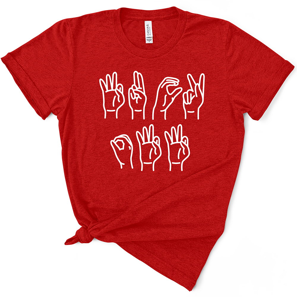F Off Sign Language Women's Tshirt
