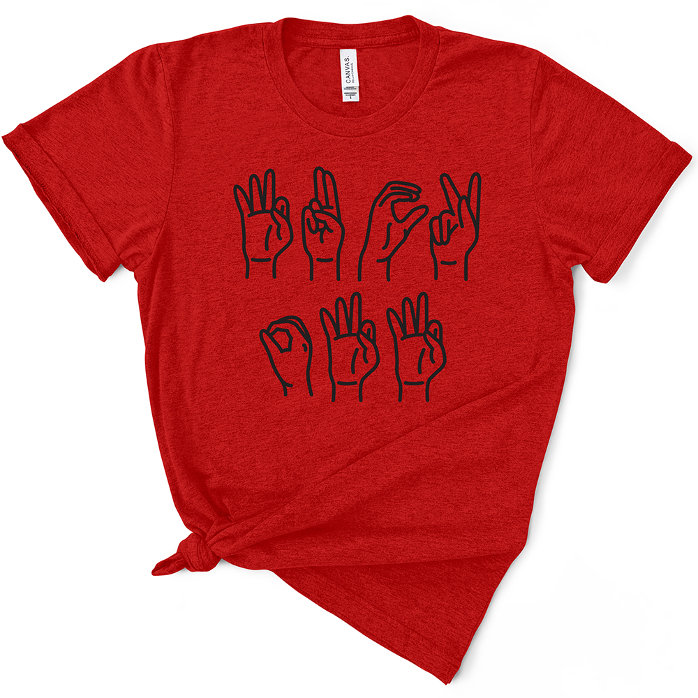 F Off Sign Language Women's Tshirt