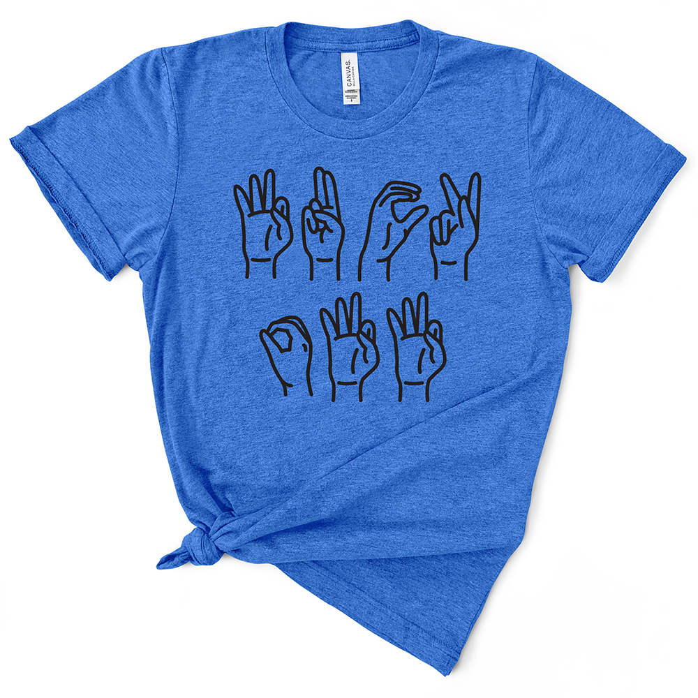 F Off Sign Language Women's Tshirt