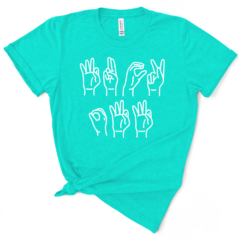 F Off Sign Language Women's Tshirt