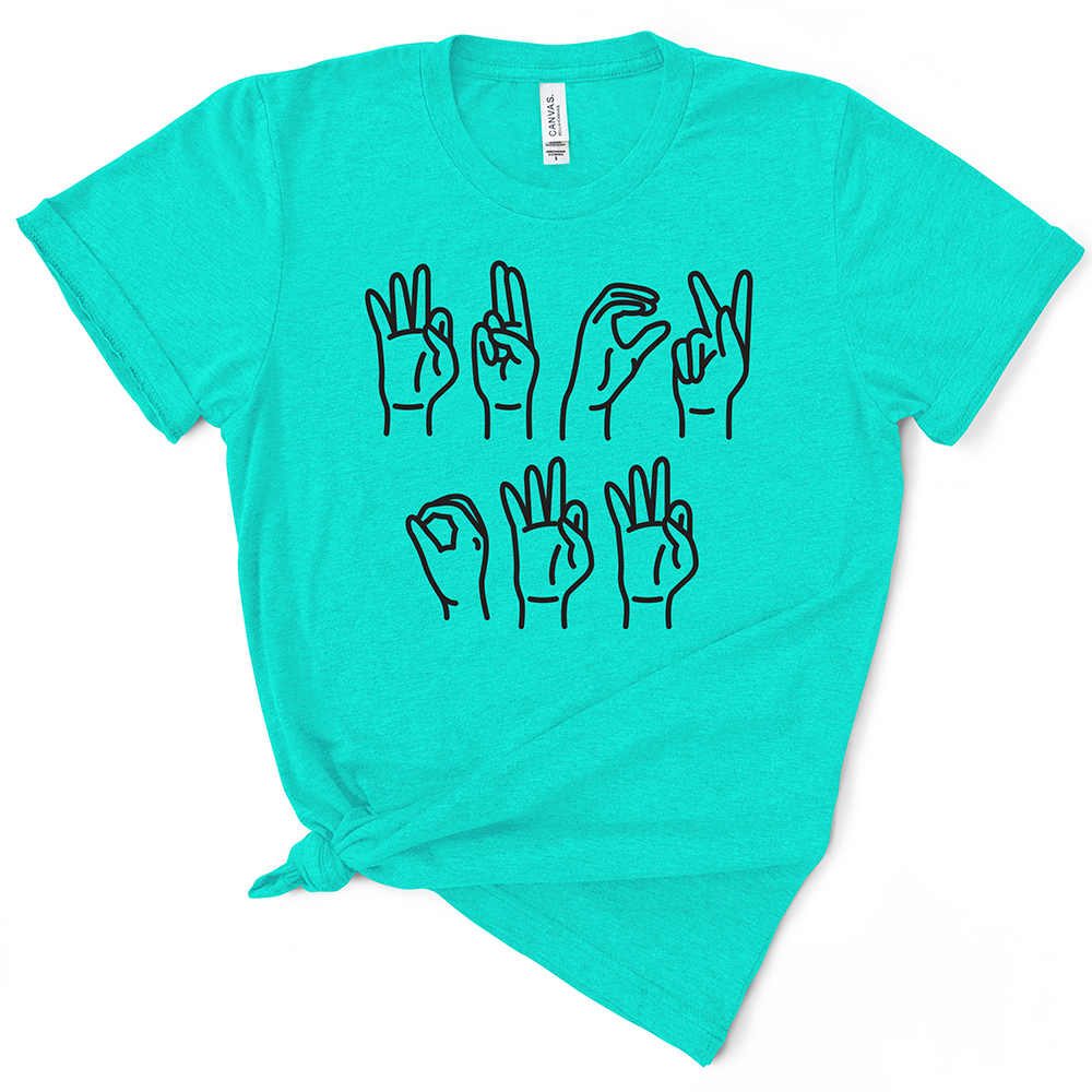 F Off Sign Language Women's Tshirt