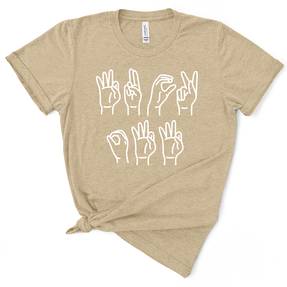 F Off Sign Language Women's Tshirt