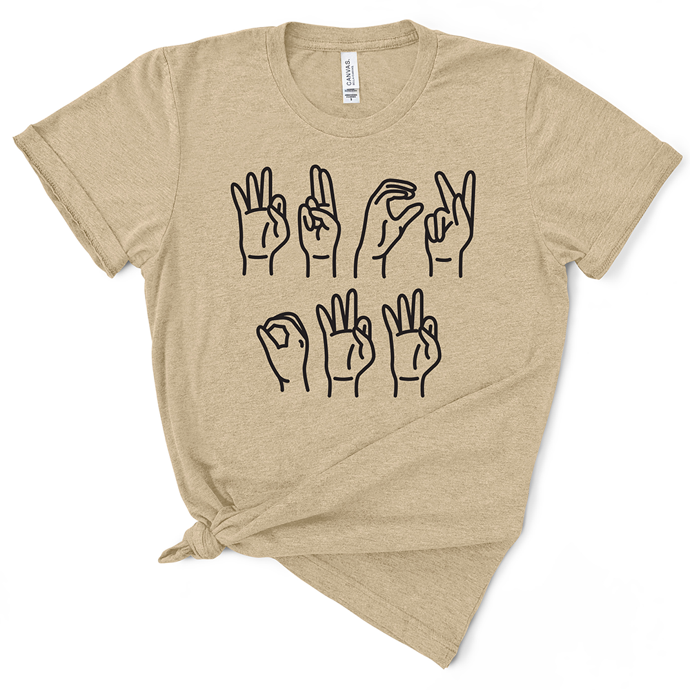 F Off Sign Language Women's Tshirt