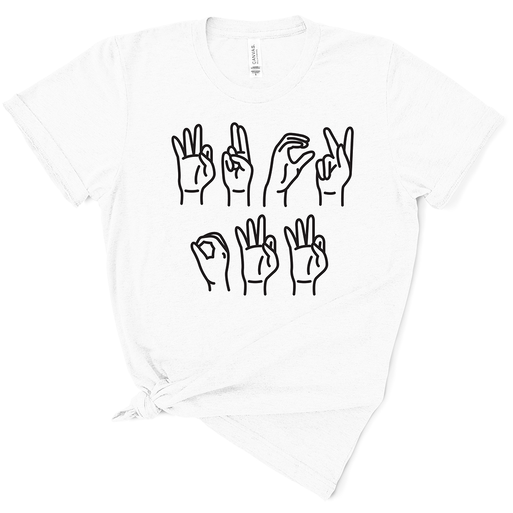 F Off Sign Language Women's Tshirt
