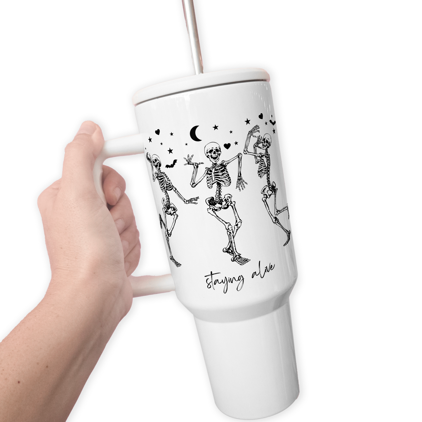 Staying Alive 40 Oz Tumbler