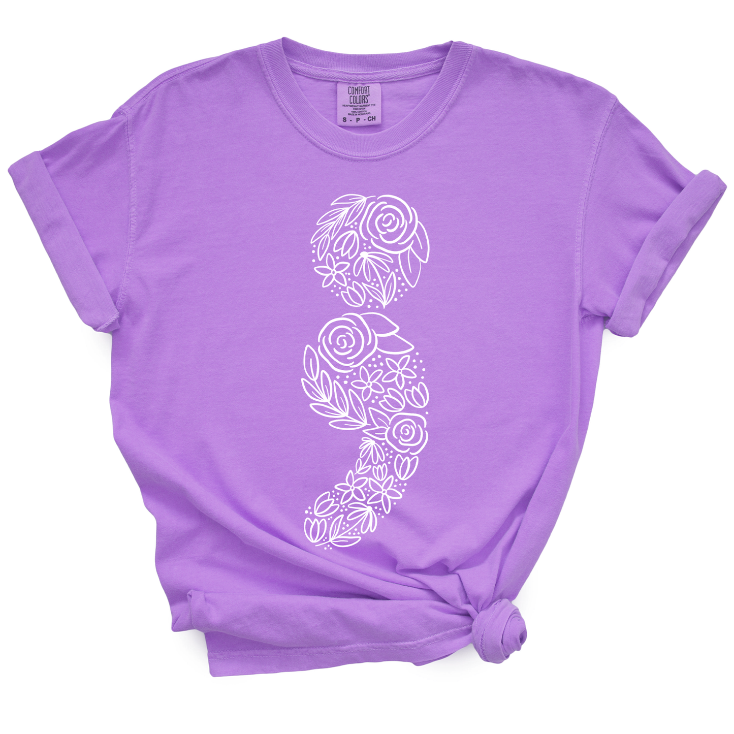 Floral Semicolon TShirt