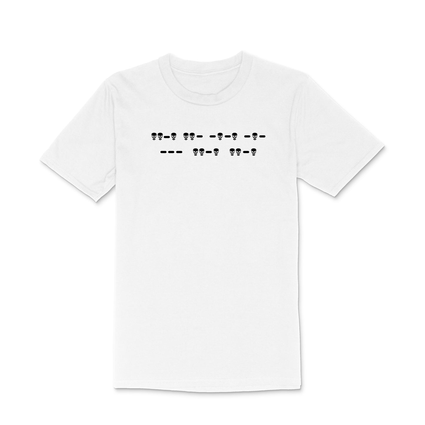 Fuck Off Morse Code (Skulls) Men's TShirt