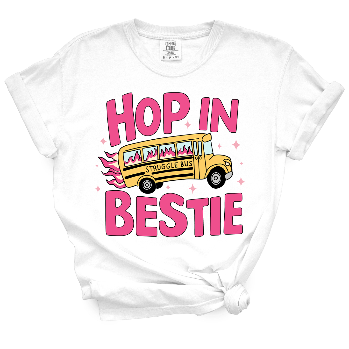Hop In Bestie Struggle Bus TShirt