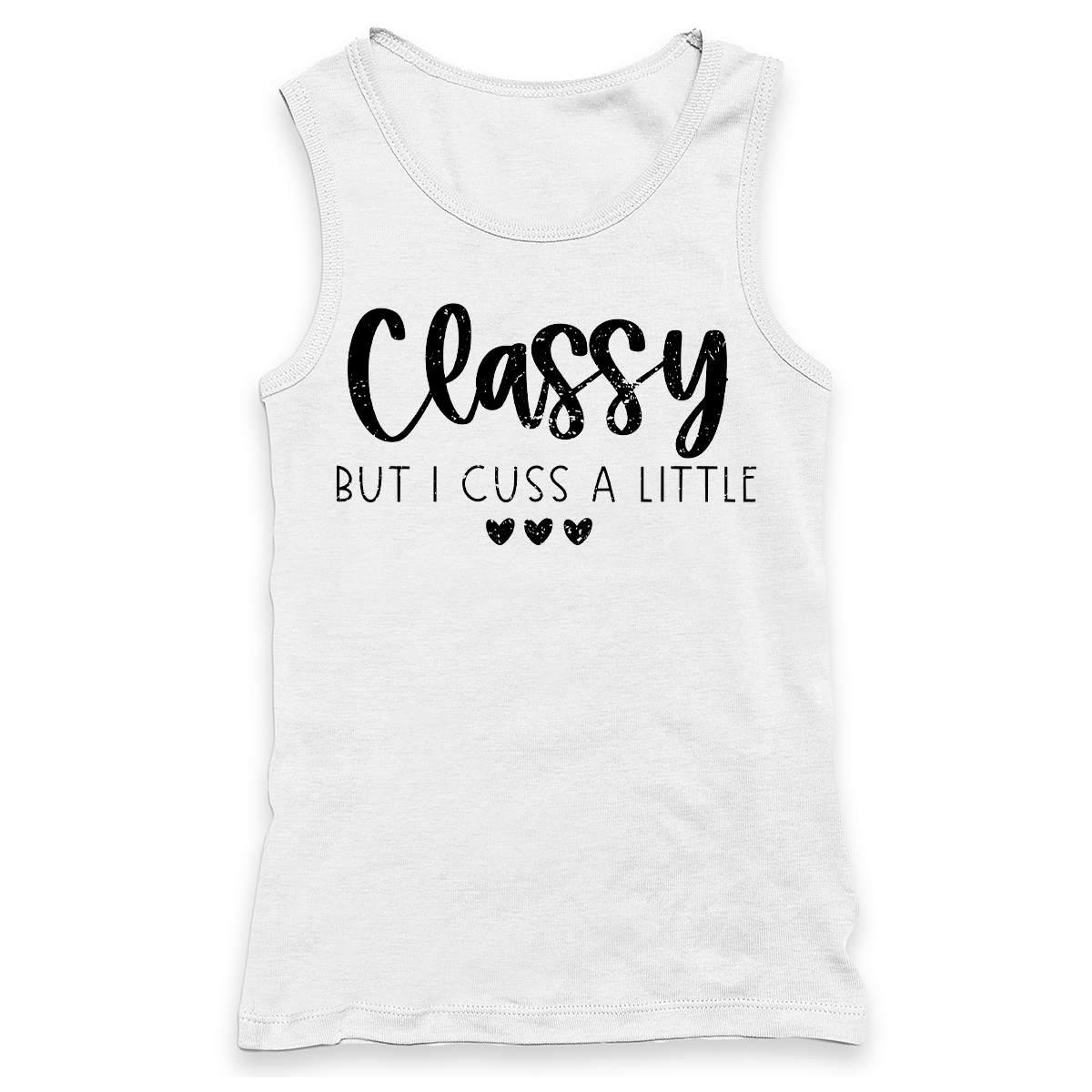 Classy But I Cuss A Little Racerback Tank
