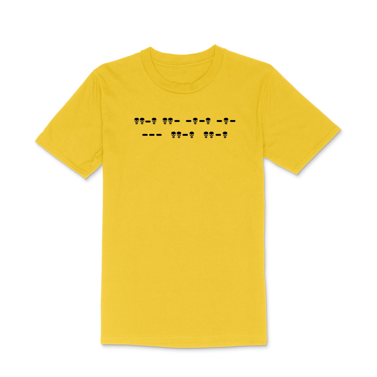 Fuck Off Morse Code (Skulls) Men's TShirt