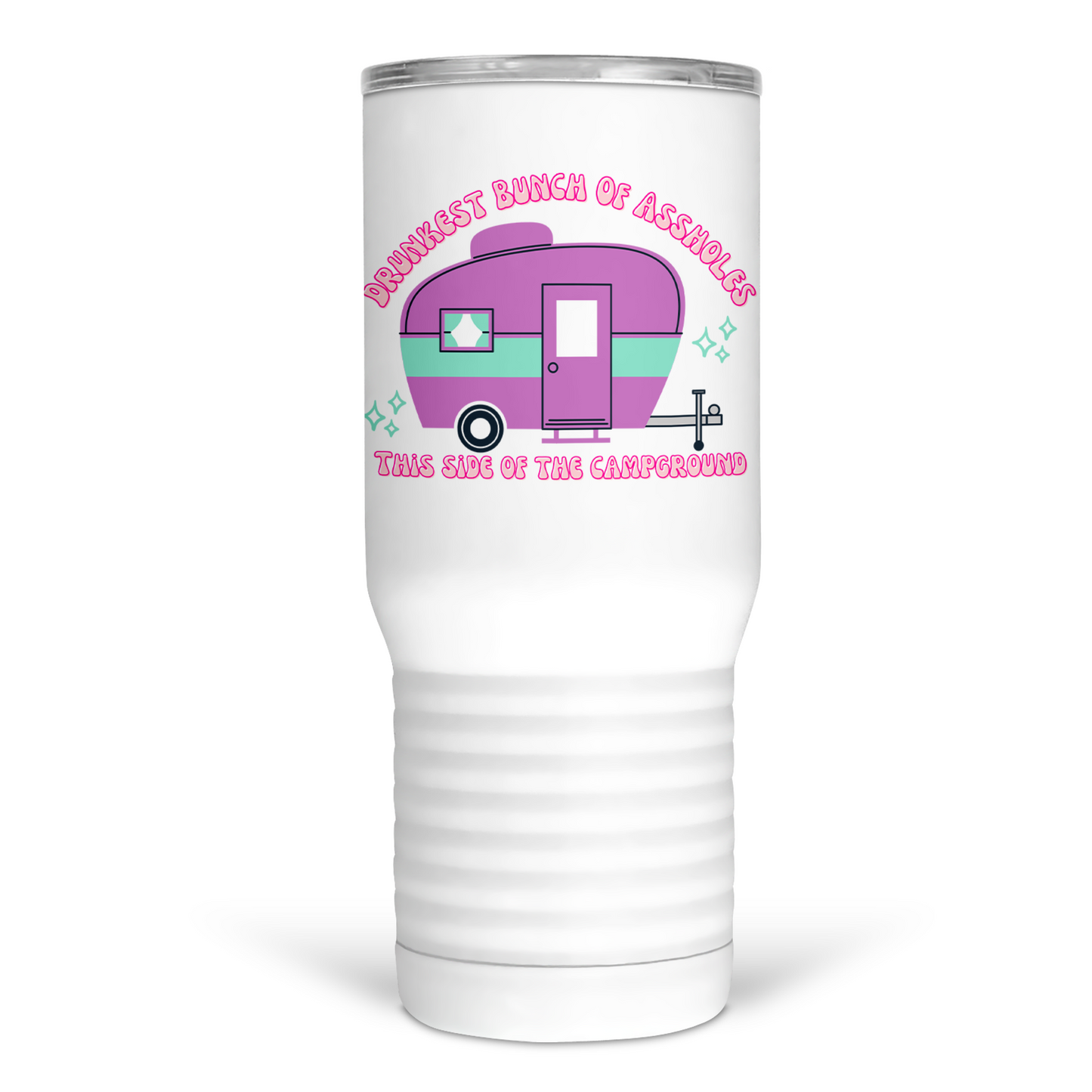 Funny Camping 20 Oz Travel Tumbler